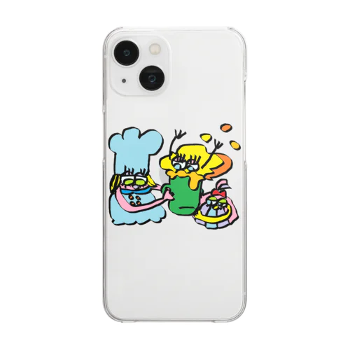 お料理チョモパチョ Clear Smartphone Case