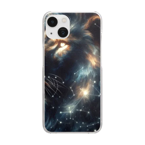 星屑のライオン Clear Smartphone Case