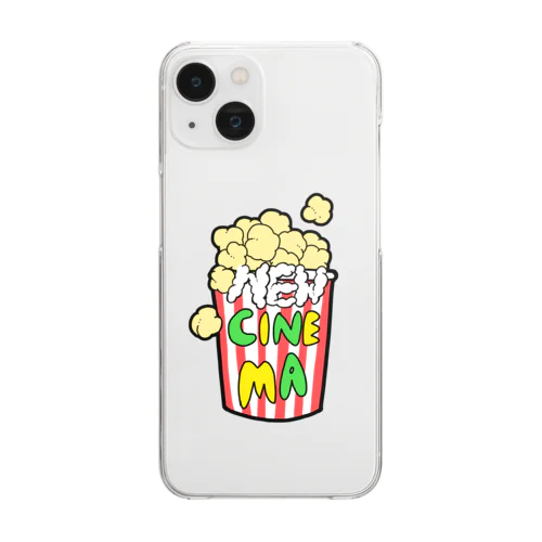 NEW CINEMA Popcorn Clear Smartphone Case