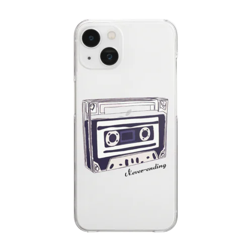 インディーズディストロ「Never-Ending MUSIC」グッズ Clear Smartphone Case