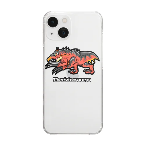 テリジノサウルス Clear Smartphone Case