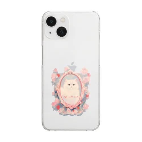 ＊ Life with Cats ＊ Clear Smartphone Case