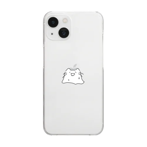 夏バテ猫 Clear Smartphone Case