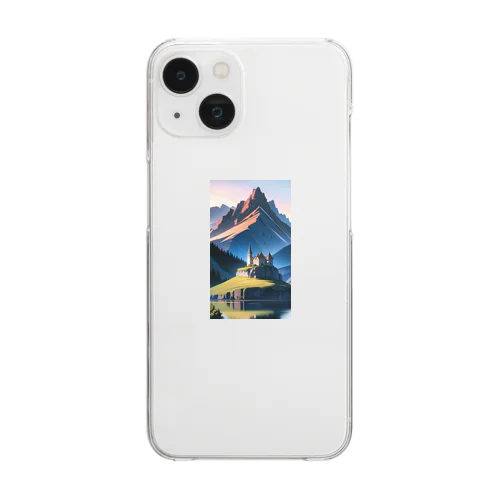 風景6山 Clear Smartphone Case