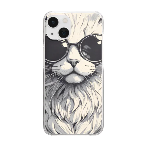 エンジェル・キャット（ROCK） Clear Smartphone Case