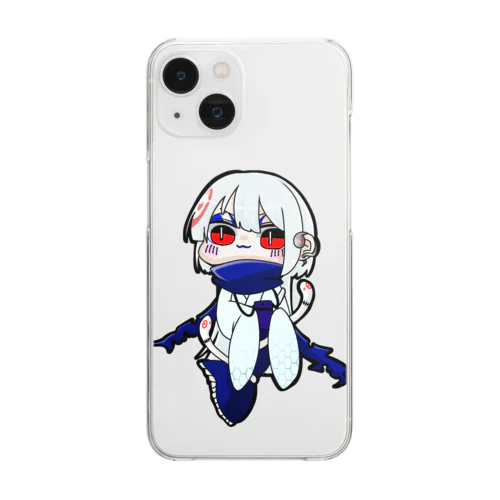 ごきげんなじゃのめさん Clear Smartphone Case