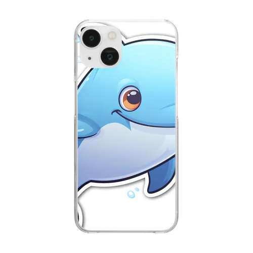 イルカくん Clear Smartphone Case