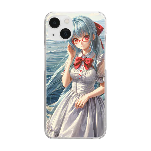 崖の上の少女 Clear Smartphone Case
