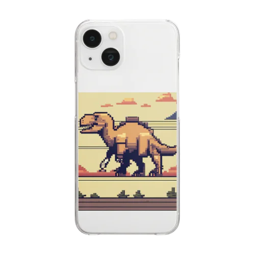 恐竜㊹　アクロカントサウルス Clear Smartphone Case