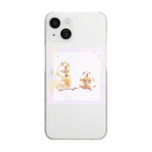 キュートなジリス　＊スイート＊ Clear Smartphone Case