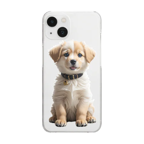 愛らしい子犬 Clear Smartphone Case