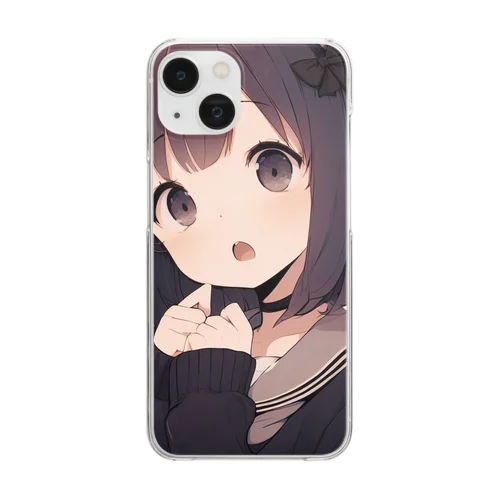 猫耳っ娘 Clear Smartphone Case