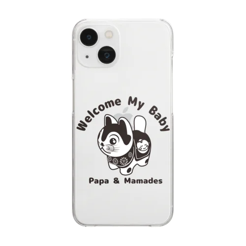 安産犬張り子ちゃん２号 Clear Smartphone Case