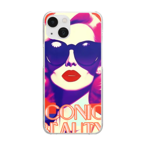 Iconic Beautyの女 Clear Smartphone Case