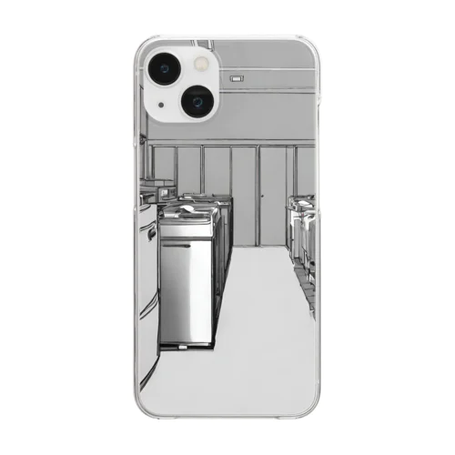 洗濯機 Clear Smartphone Case