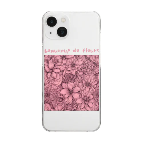 サクラ色の花園 Clear Smartphone Case