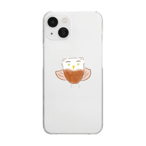 フクロウくん　 Clear Smartphone Case