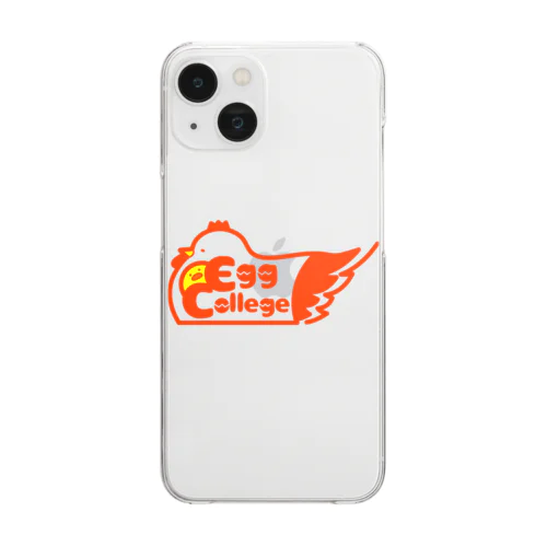 Egg college 公式 Clear Smartphone Case