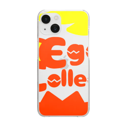 Egg college 公式 Clear Smartphone Case