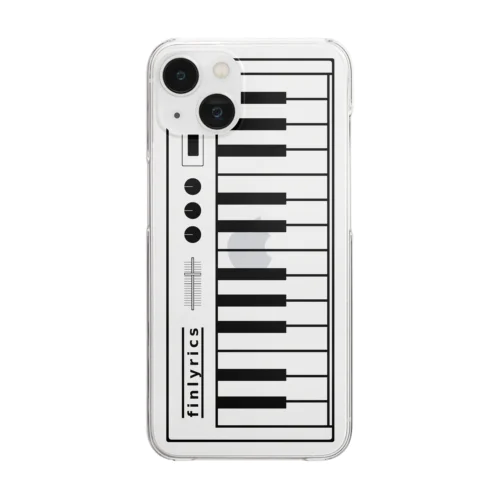 finlyrics - KEYBOARD_B Clear Smartphone Case