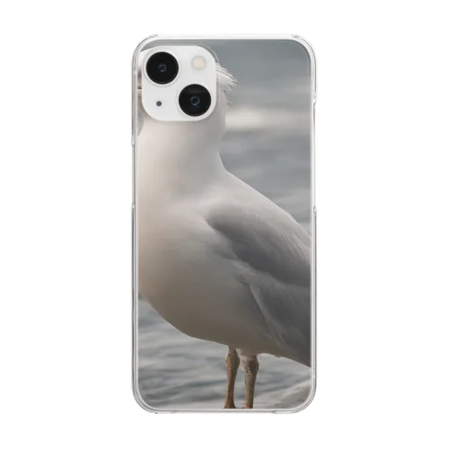 カモメⅡ (Seagull) Clear Smartphone Case