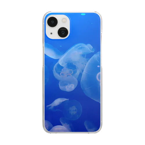 クラゲ水槽 Clear Smartphone Case