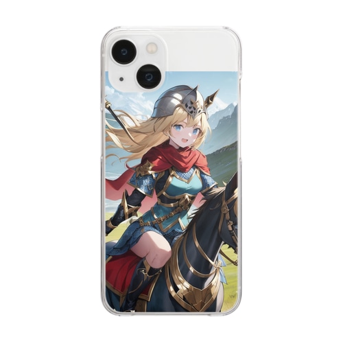 三国志騎馬武将 Clear Smartphone Case