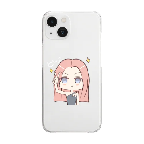 どや顔シャオティン Clear Smartphone Case