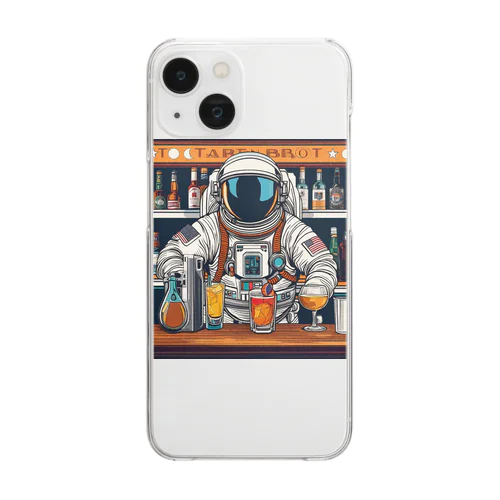 宇宙飛行士のバーテンダー Clear Smartphone Case