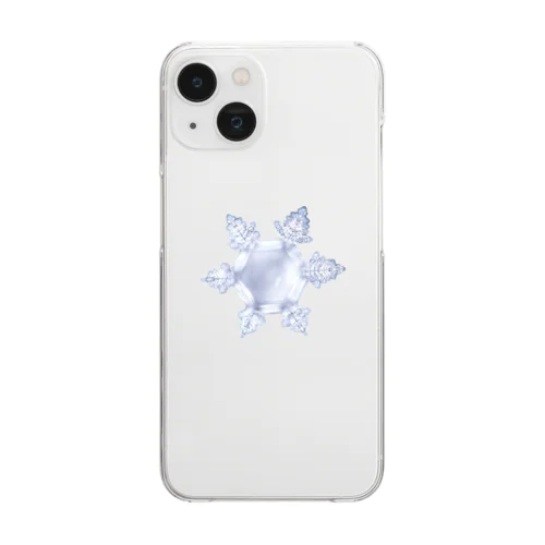 水の結晶 Clear Smartphone Case