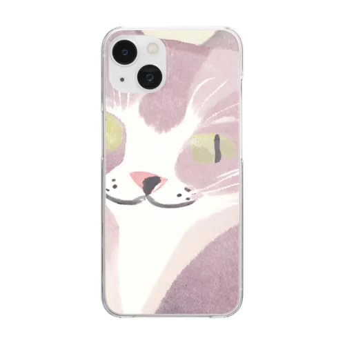 かわいい猫 Clear Smartphone Case