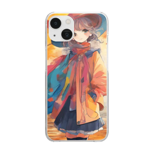 autumn 02 Clear Smartphone Case