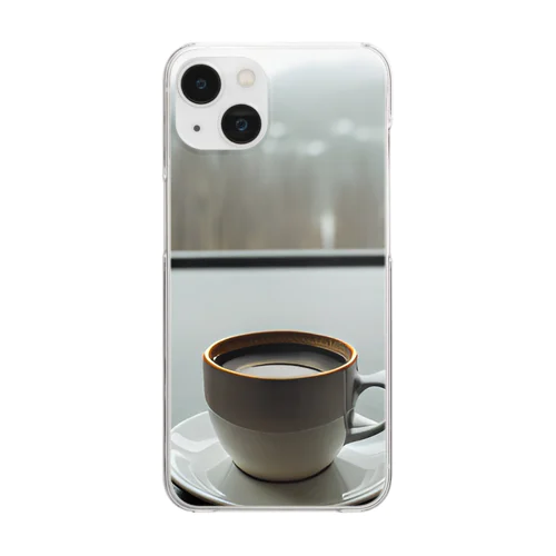 coffee Time Clear Smartphone Case