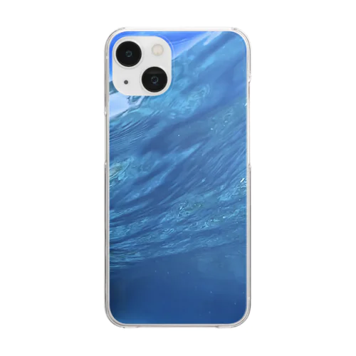 Blue ocean Clear Smartphone Case