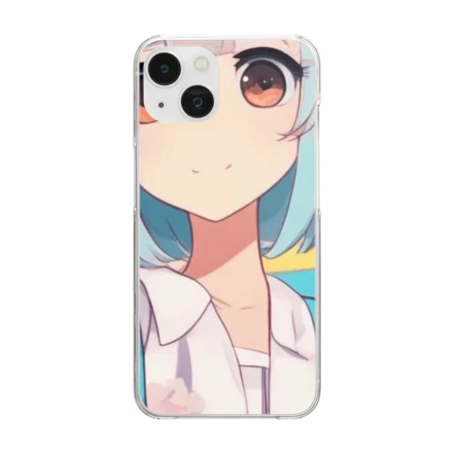 季節をテーマにした美しいイラスト Clear Smartphone Case