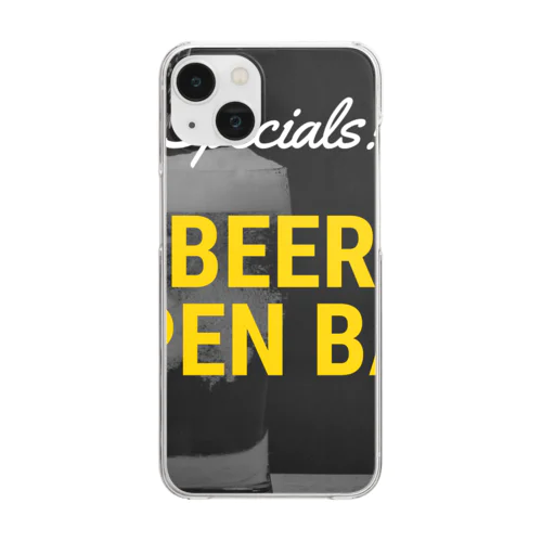 BEER-ビール Clear Smartphone Case