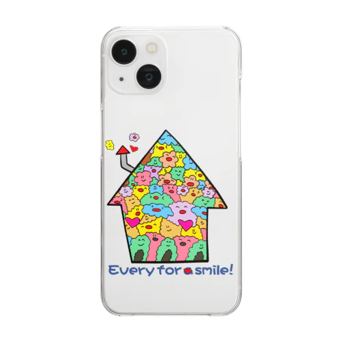 every for a smile Clear Smartphone Case