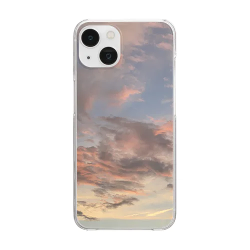 夕焼け Clear Smartphone Case