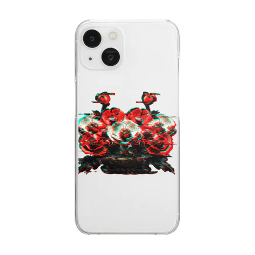 POPPY_GLITCH Clear Smartphone Case