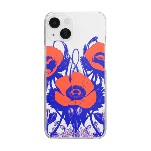 magic flower Clear Smartphone Case