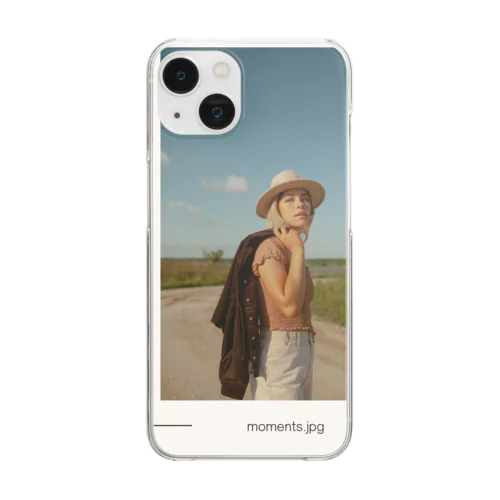 ポラロイド写真 Clear Smartphone Case