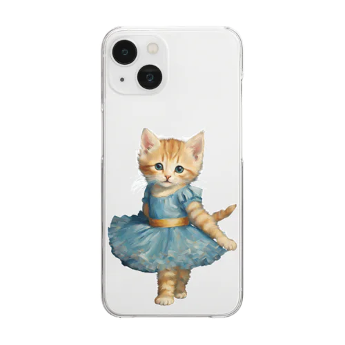 バレリーナの子猫 Clear Smartphone Case