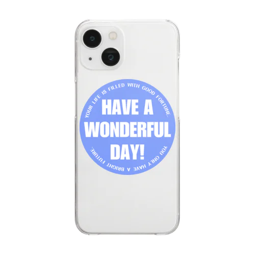 素晴らしい一日を！1 Clear Smartphone Case