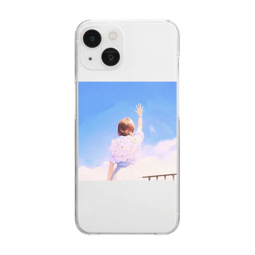 MAIKA 真夏の空 Clear Smartphone Case