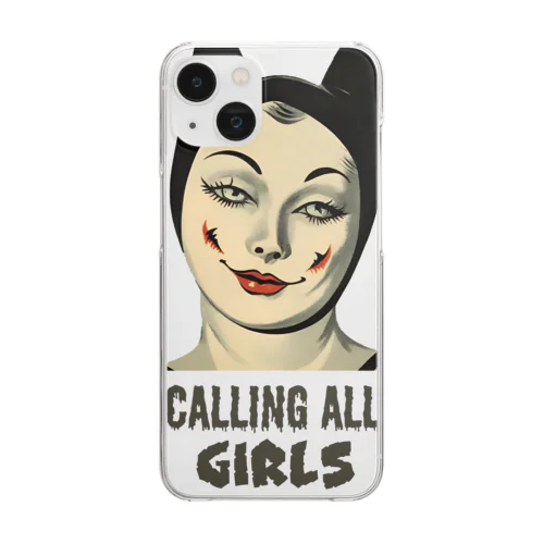 Calling All Girls Clear Smartphone Case