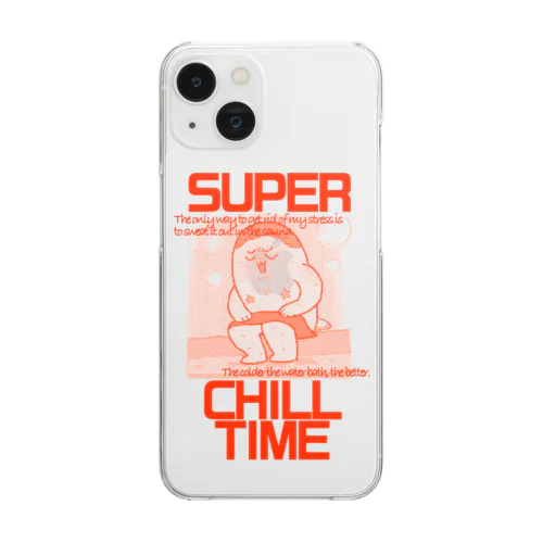 SUPERCHILLTIME Clear Smartphone Case