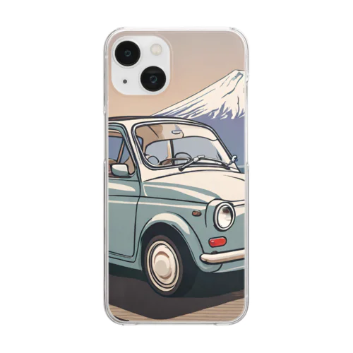 富士山まできたぜ！チンクカー Clear Smartphone Case