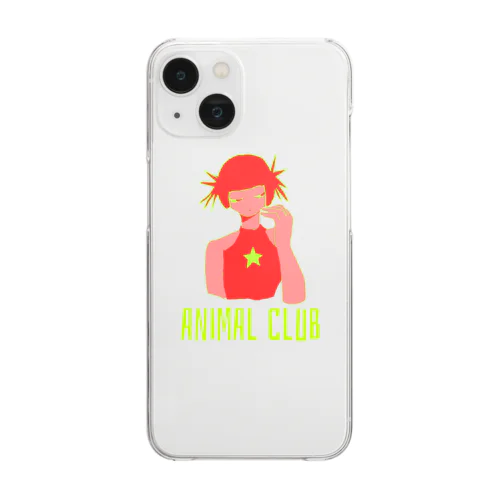 ANIMAL CLUB Clear Smartphone Case