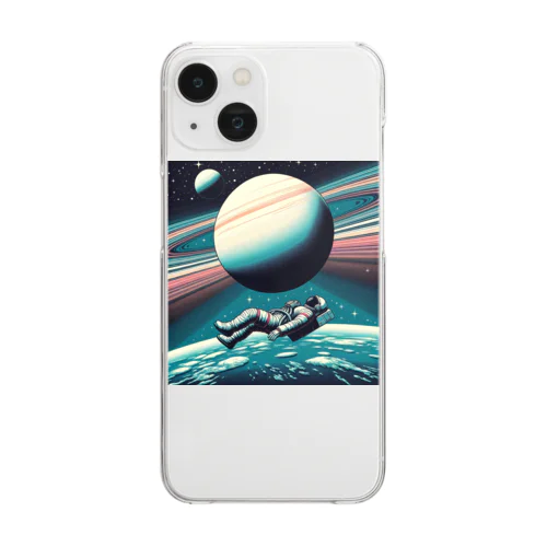 浮遊の自由 Clear Smartphone Case