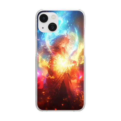 星屑の魔法 Clear Smartphone Case